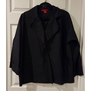 Shamask Ronaldus Shamask Blouse Size 2 Black XL Cotton Avant Garde USA